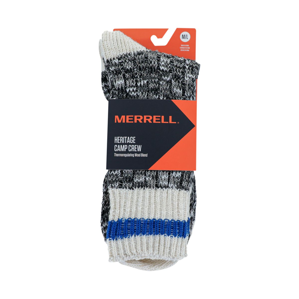 Heritage Camp Sock, Black, dynamic 3