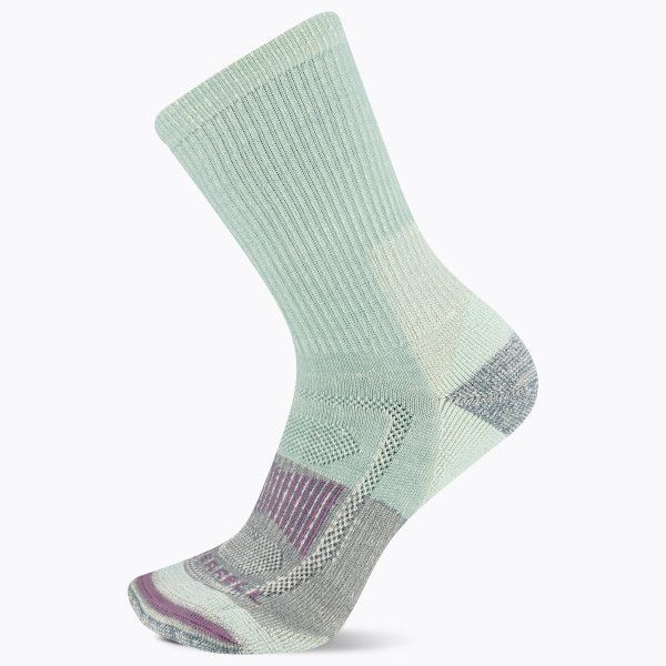 Zoned Lightweight Hiking Crew Sock, Blue Steel, dynamic