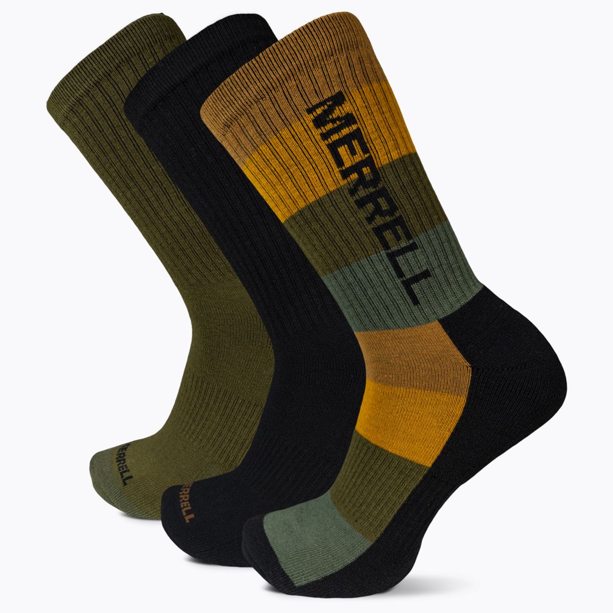 Wool Everyday Crew Sock 3 Pair Box Set, Black Assorted, dynamic