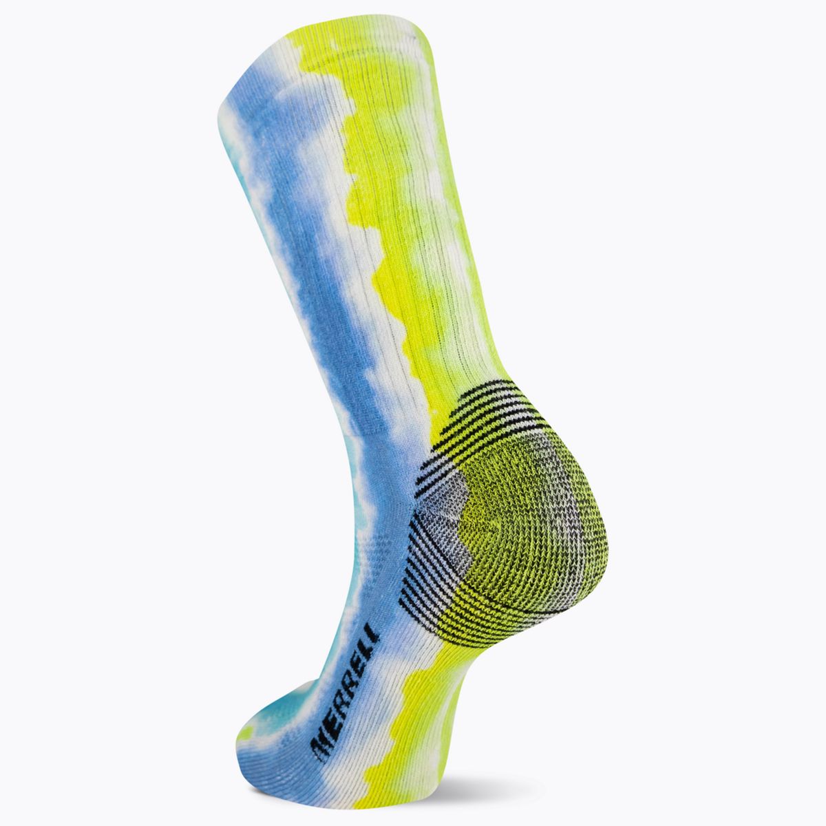Moab 360 Print Painted Stripes Crew Sock, Blue Multi, dynamic 2