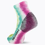 Moab 360 Print Painted Stripes Quarter Sock, Pink Multi, dynamic 2