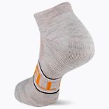 Zoned Low Cut Hiker Sock, Grey Heather, dynamic 2