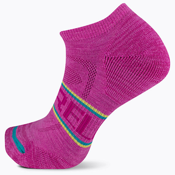 Zoned Low Cut Hiker Sock, Pink Multi, dynamic