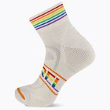 Zoned Quarter Hiker Sock, White, dynamic 1