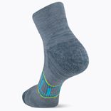 Zoned Quarter Hiker Sock, Blue Multi, dynamic 2