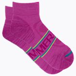 Zoned Quarter Hiker Sock, Pink Multi, dynamic 3