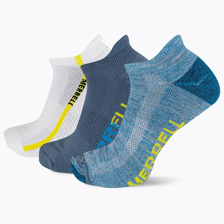 Recycled Everyday Lightweight Tab Sock, Blue Assorted, dynamic 1