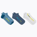 Recycled Everyday Lightweight Tab Sock, Blue Assorted, dynamic 3