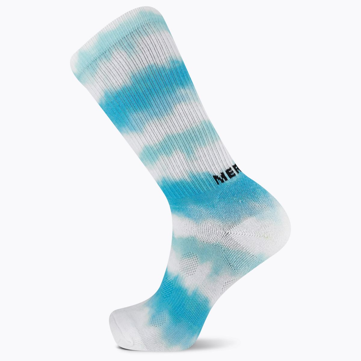 Moc Crew Print Sock, Blue Multi, dynamic