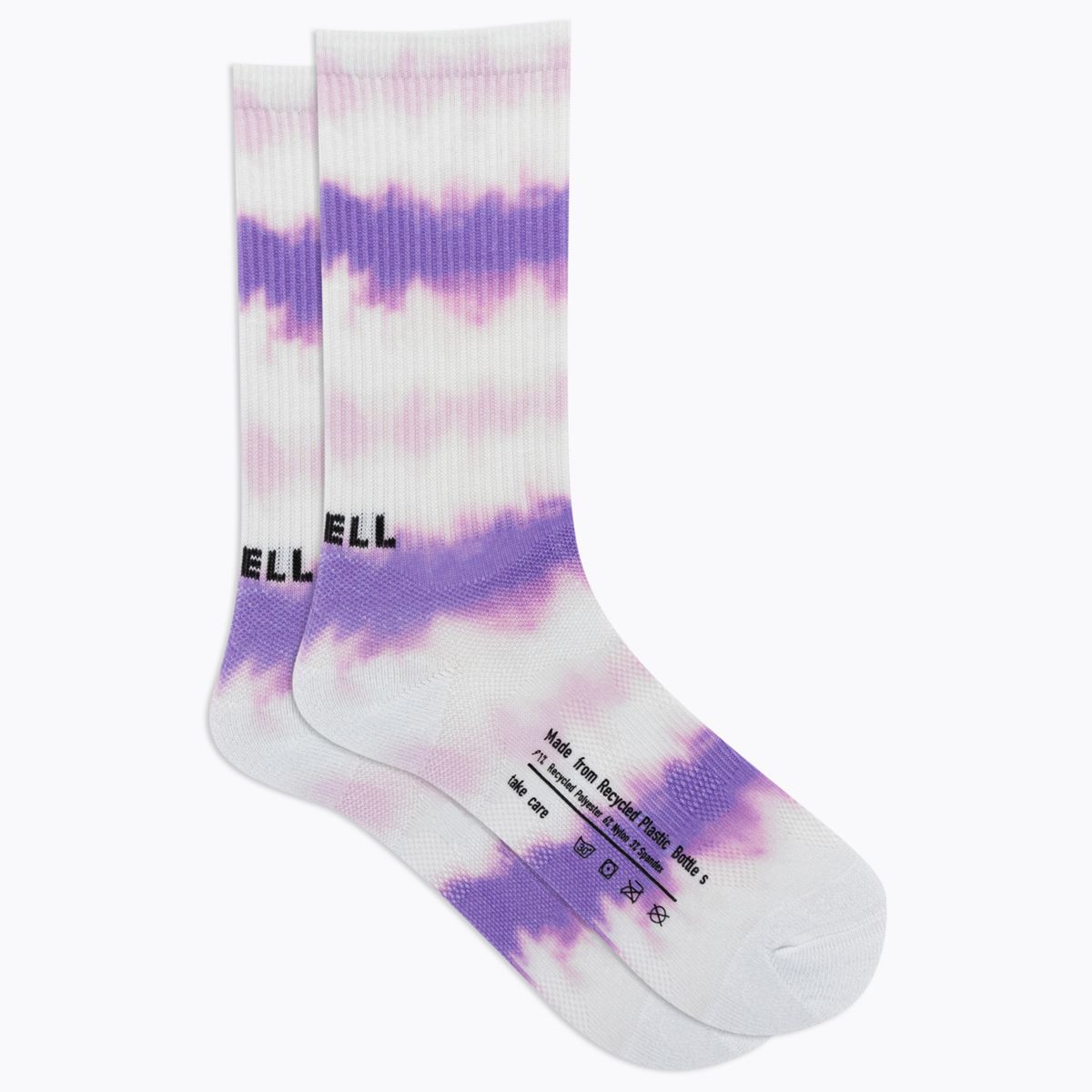 Moc Crew Print Sock, Purple, dynamic 3