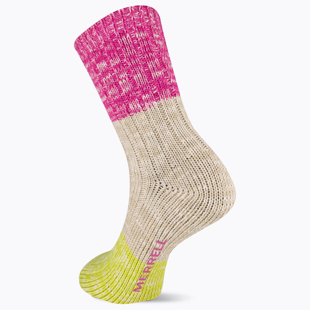 Colorblock Heritage Camp Sock, Pink Multi, dynamic 2
