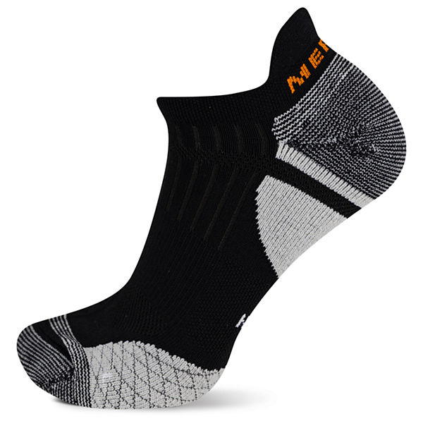Cushion Trail Runner Tab Sock, Black, dynamic