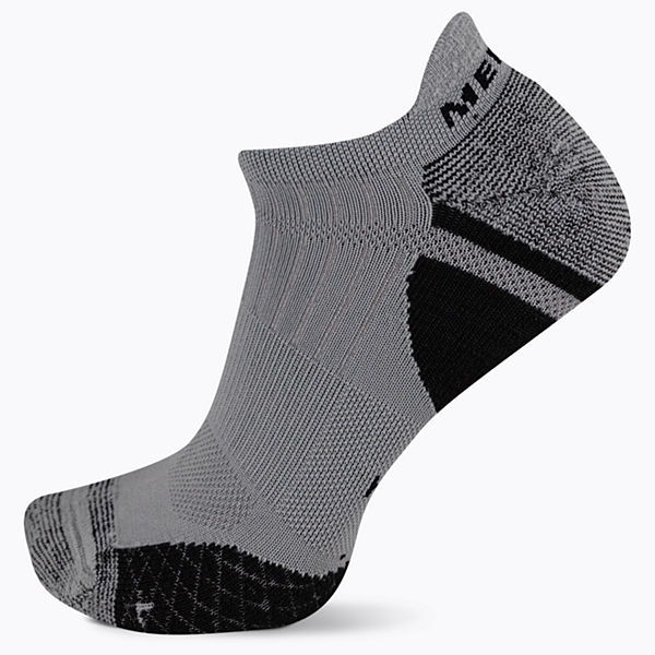 Cushion Trail Runner Tab Sock, Gray, dynamic
