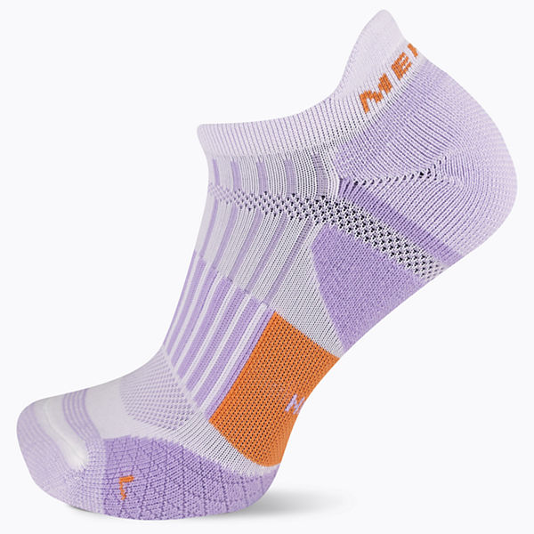 Cushion Trail Runner Tab Sock, Purple, dynamic