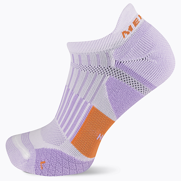 Cushion Trail Runner Tab Sock, Purple, dynamic