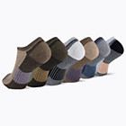 Recycled Cushioned Low Cut Sock, Brown Assorted, dynamic 2