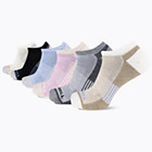 Recycled Cushioned Low Cut Sock, Grey Assorted, dynamic 1