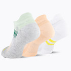 Recycled Tab Sock 3 Pack, Peach Assorted, dynamic 2