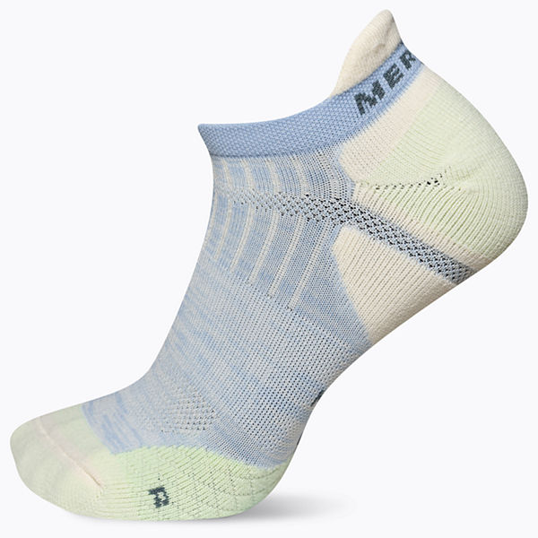 Cushion Trail Runner Tab Sock, Light Blue, dynamic