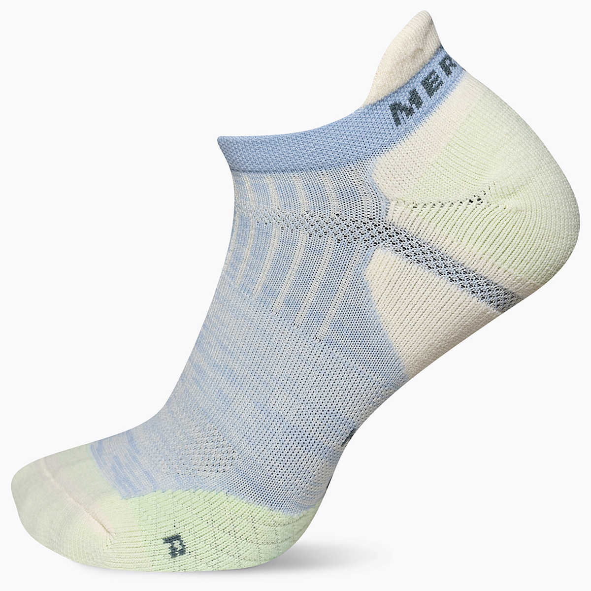 Cushion Trail Runner Tab Sock, Light Blue, dynamic 1