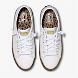 Kickstart Leopard Foxing Sneaker, White, dynamic 3