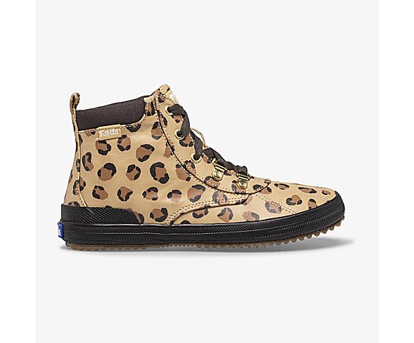 Scout Water-Resistant Boot, Leopard, dynamic