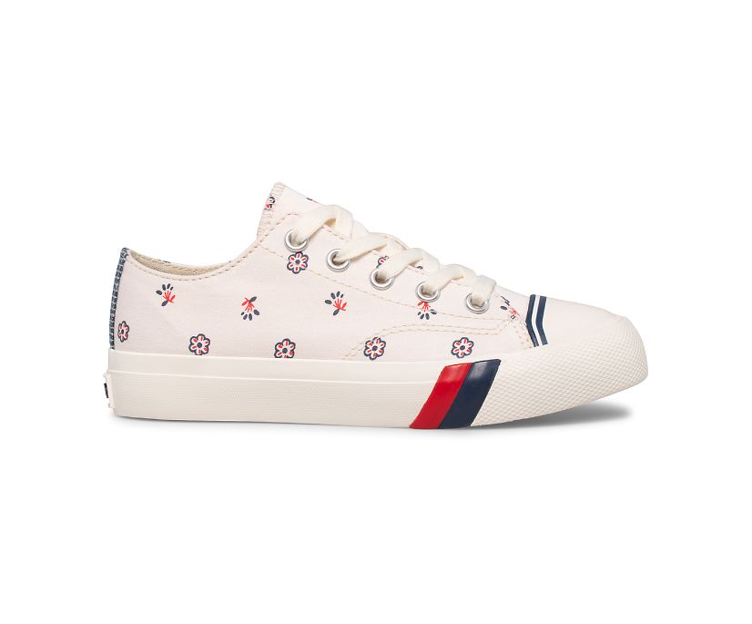 Royal Lo Sneaker, White/Print, dynamic 1