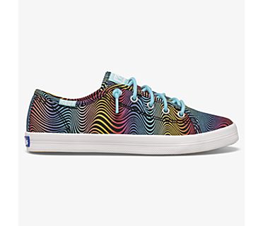 Kickstart Seasonal Slip On Sneaker, Rainbow/Wave, dynamic