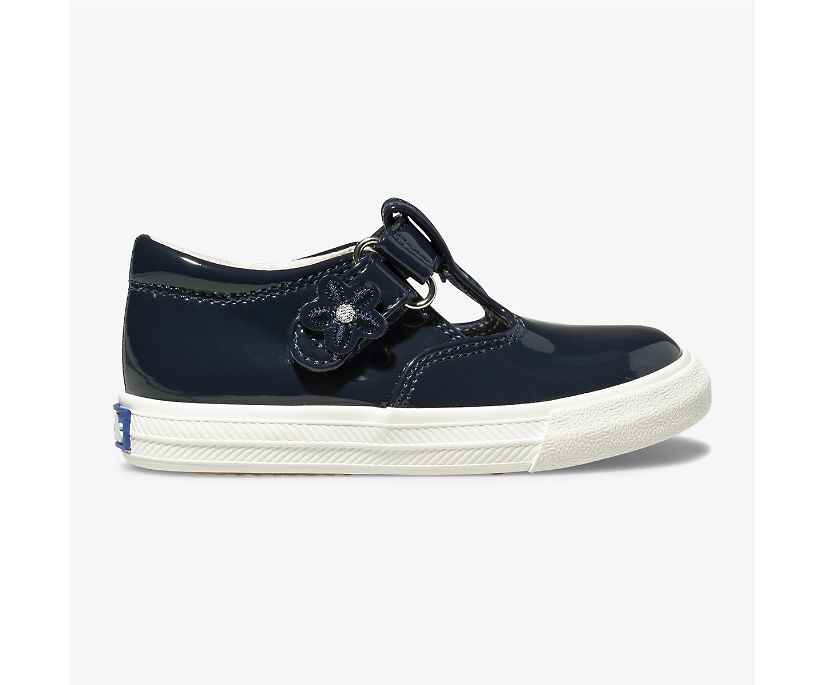 Daphne Patent Sneaker, Navy, dynamic 1