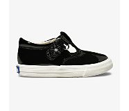 Daphne Patent Sneaker, Black, dynamic