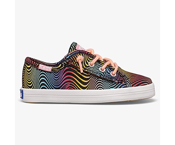 Kickstart Seasonal Jr Sneaker, Rainbow/Wave, dynamic