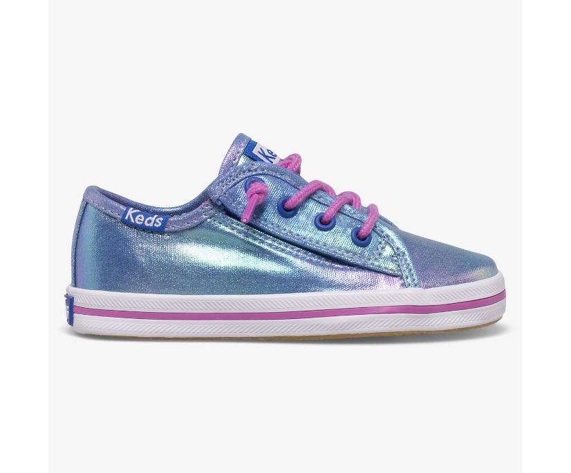 Kickstart Seasonal Jr Sneaker, Blue/Iridescent, dynamic 1