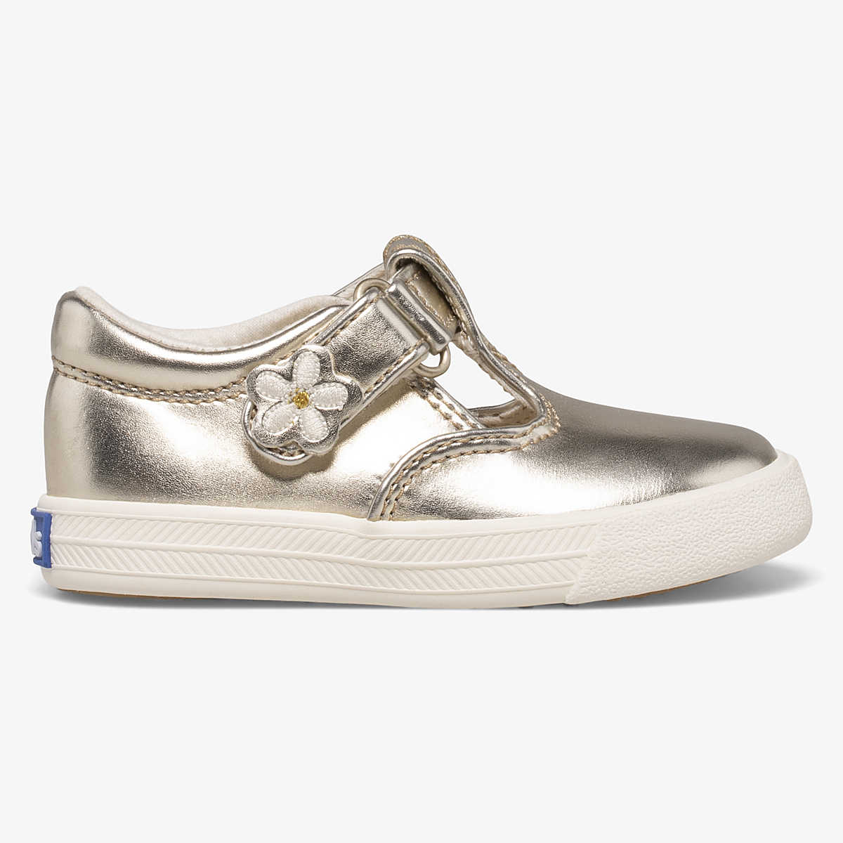 Daphne Sneaker, Champagne Metallic, dynamic 1