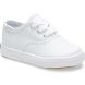 Champion Toe Cap Sneaker, White Leather, dynamic 4