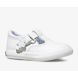 Daphne T-Strap Leather Sneaker, White, dynamic 5