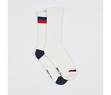 2PK Crew Socks, White, dynamic