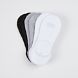 6 Pk Classic Sneaker Liner Socks, Grey Asst, dynamic 1