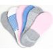 6 Pk Classic Sneaker Liner Socks, Pink Multi, dynamic 1
