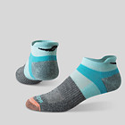 Inferno Cushioned No Show Tab 3-Pack Socks, Grey Heather, dynamic 3