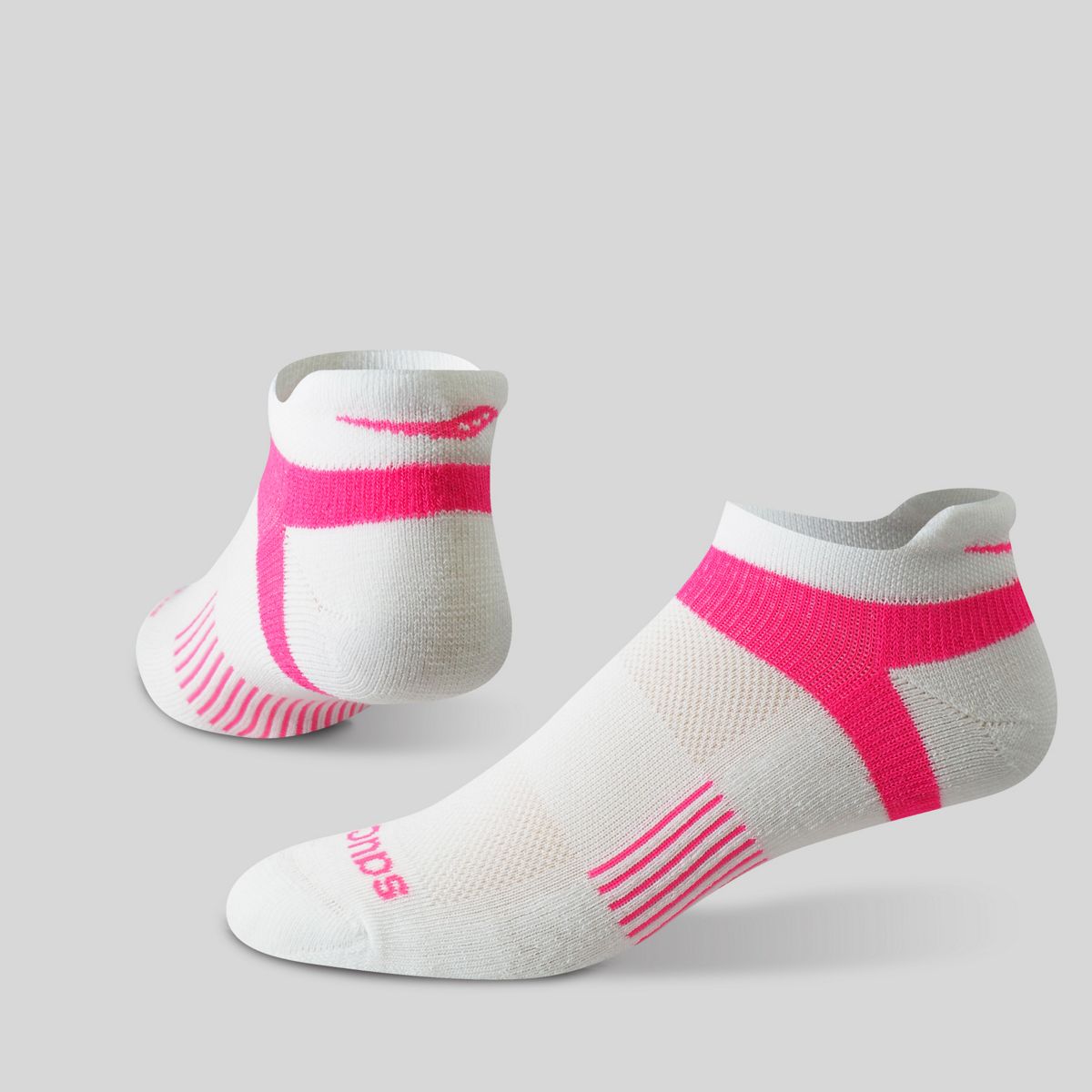 Inferno Cushioned No Show Tab 3-Pack Socks, Pink, dynamic 4
