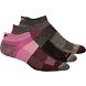 Inferno No Show Tab 3-Pack Socks, Pink Assorted, dynamic 2