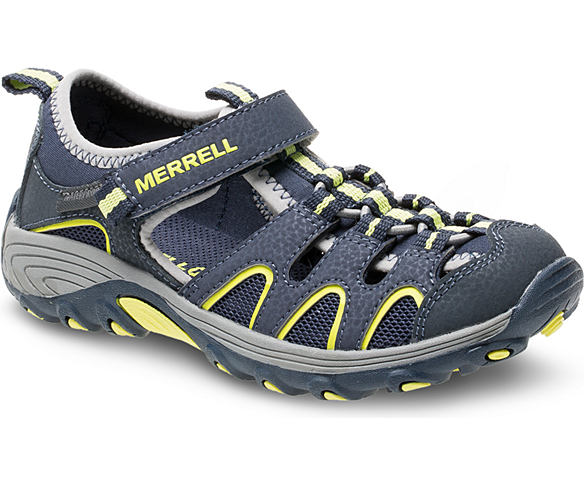 Merrell Boys Hydro Hiker Sandals Navy/green New Size 9 Or Size 10 