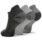 Wool Everday Tab Sock 3 Pack, Charcoal/Black Assorted, dynamic 2