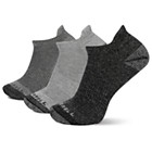 Wool Everday Tab Sock 3 Pack, Charcoal/Black Assorted, dynamic 1