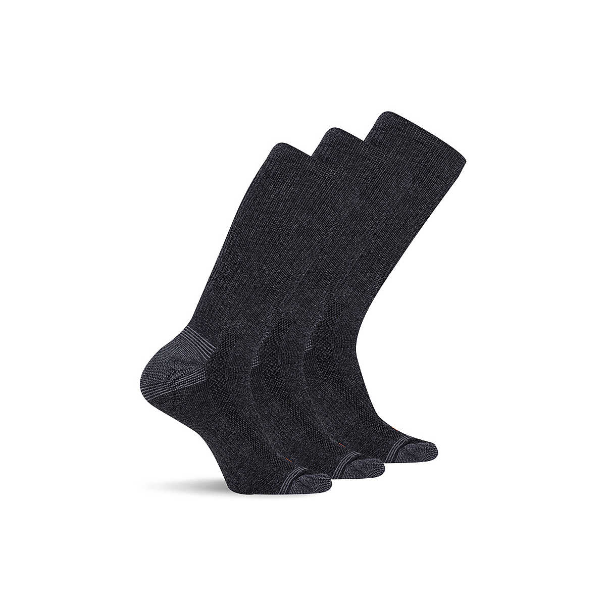 Hiker Crew Sock 3 Pack, Black, dynamic 1