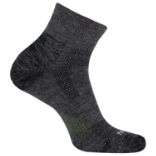 Lightweight Hiker Quarter Sock, Charcoal Heather, dynamic 1
