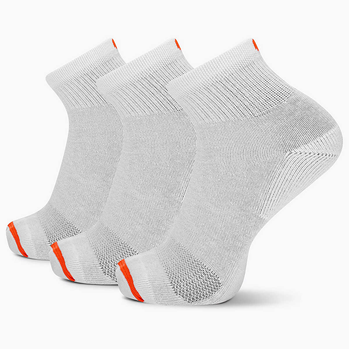 Cotton Ankle Sock 3 pack, White, dynamic 1