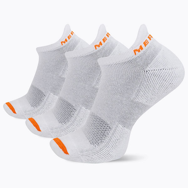 Cotton Tab Low Cut Sock 3 Pack, White, dynamic