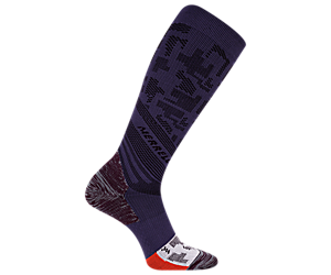Trail Glove Compression Over the Calf Sock, Purple, dynamic