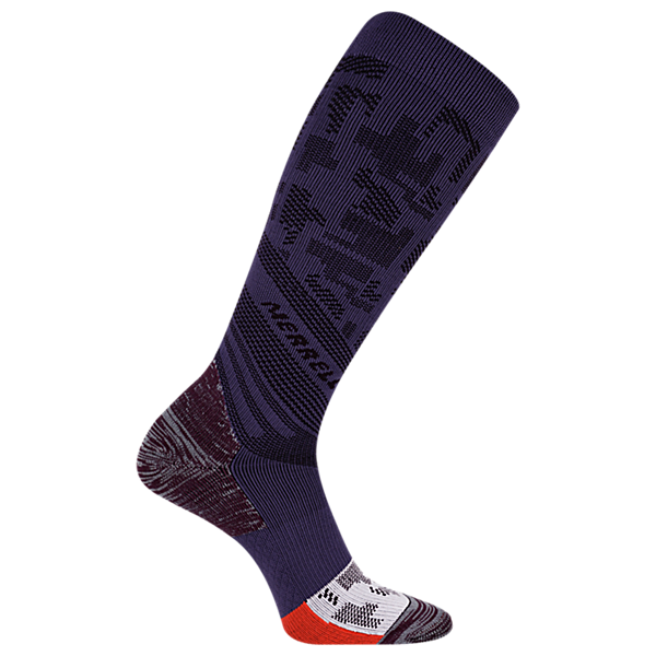 Trail Glove Compression Over the Calf Sock, Purple, dynamic